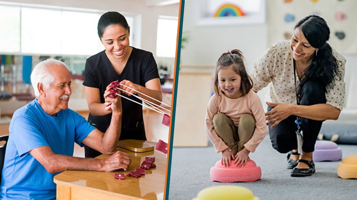 Occupational therapy support for adults and children